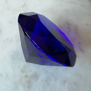 ROSENTHAL Paperweight-Blue - 3.5 inch diameter